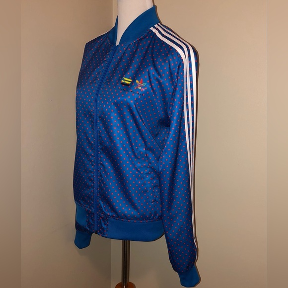 Adidas X Pharrell Williams RARE Blue/Red Polkadot Jacket,Size-Medium(M) - Picture 3 of 15